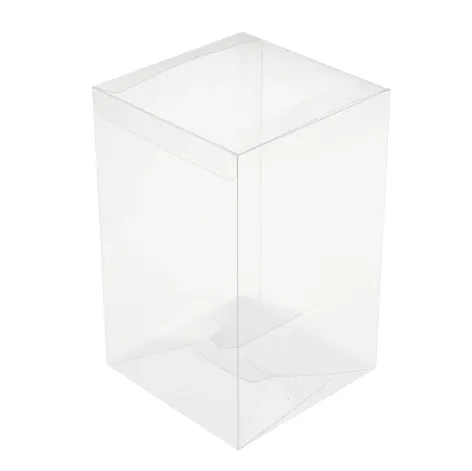 Folding PVC Carton (4-Flap Base) L100mmXW100mmxH160mm - Pack of 10